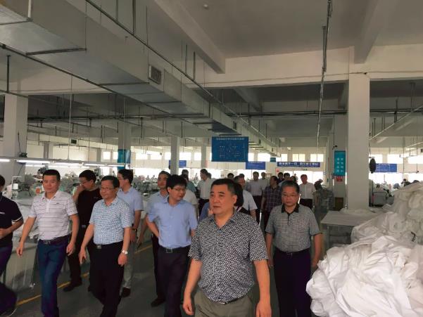 太湖县党政代表团来js333国际线路检测公司考察工作